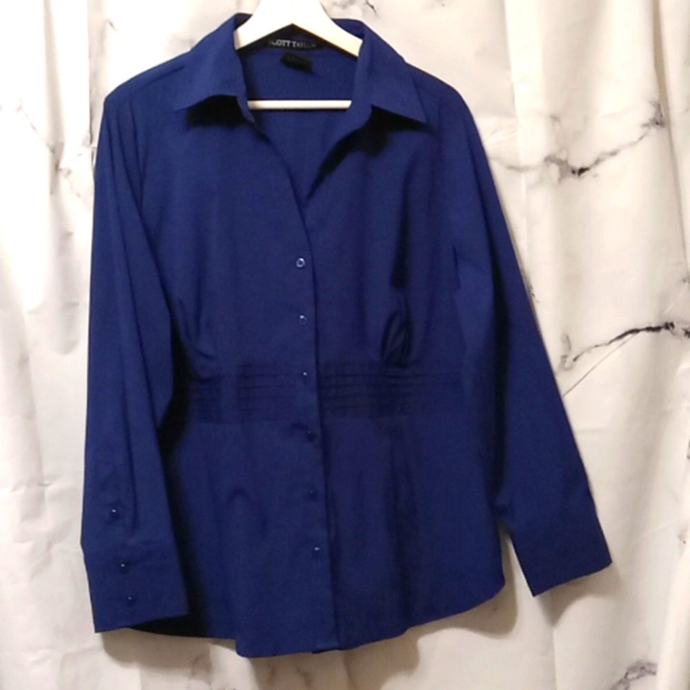 Scott Taylor button down shirt 1X 💜💜💜💜